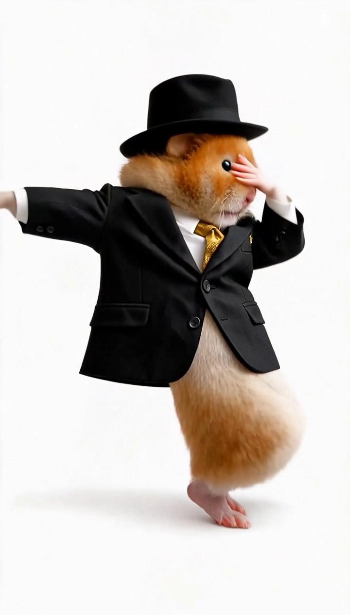 Hamster MJ Bounce — AI video template