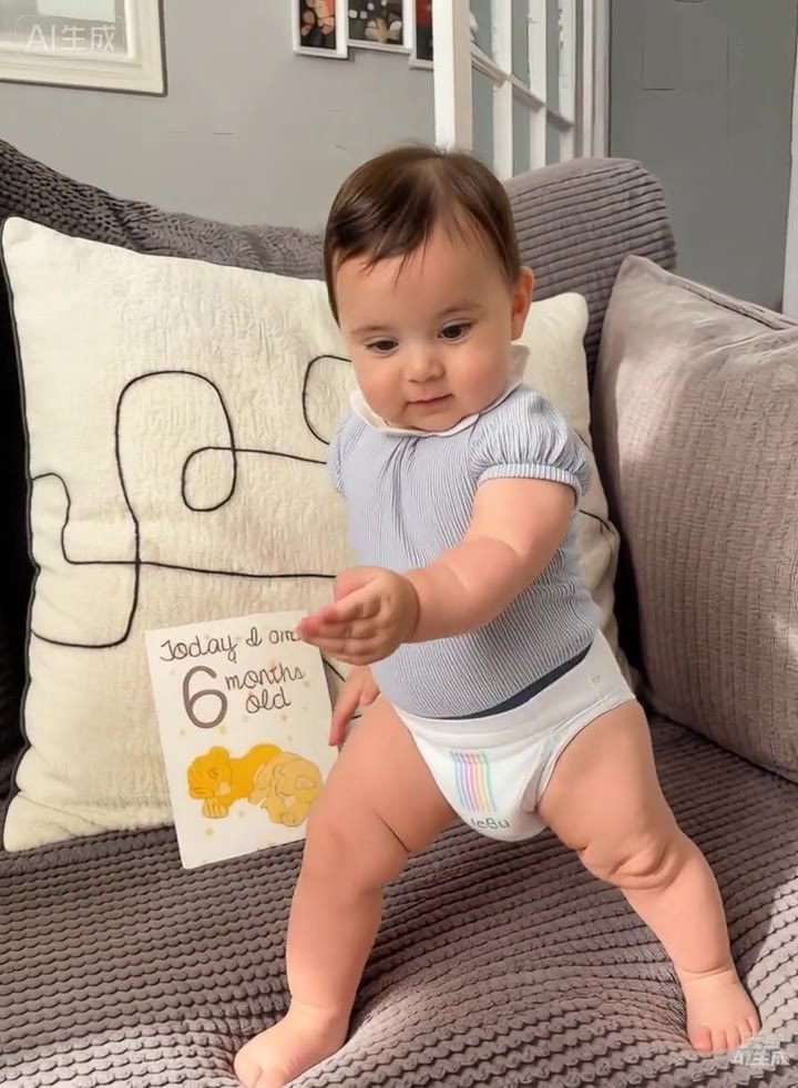 Wobbly Toddler Dance — AI video template
