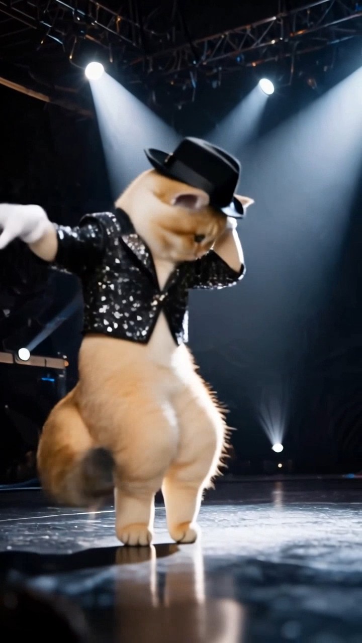 Kitty MJ Style Groove — AI video template