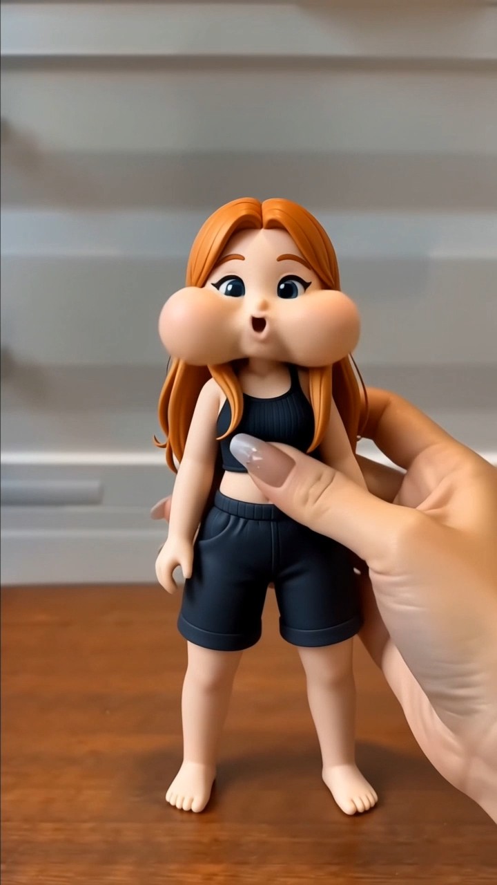 Cheek Squish Challenge — AI video template
