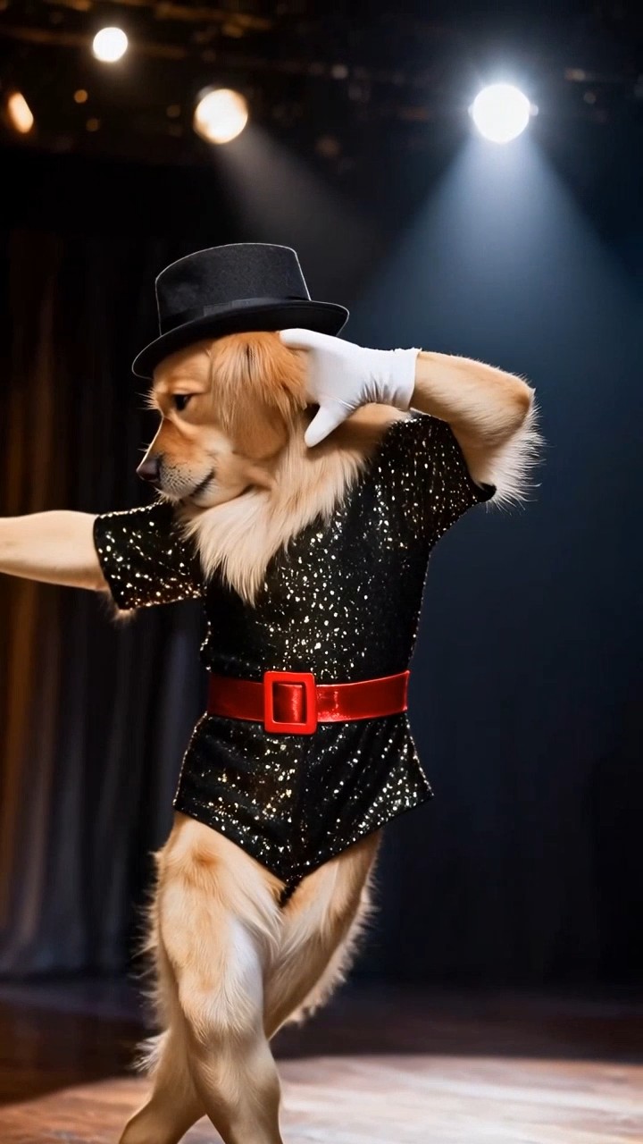 Puppy MJ Bop — AI video template