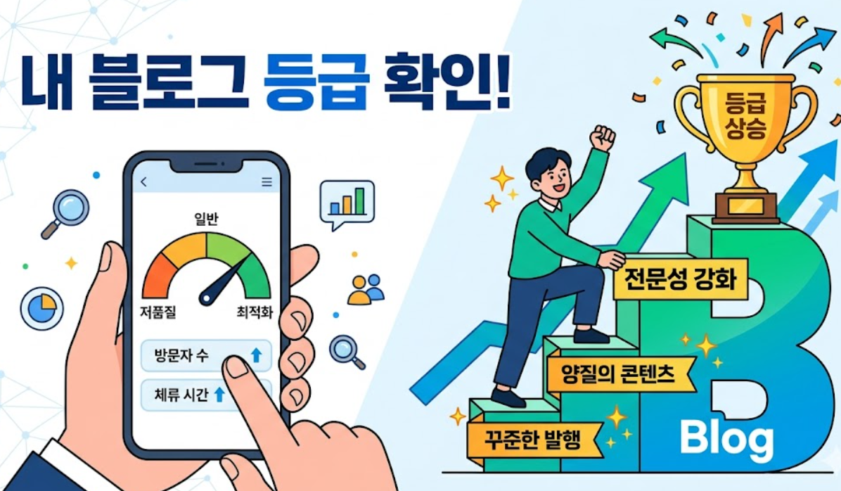 📝 [SEO 실전 칼럼] 내 블로그는 몇 등급일까? '블로그 지수'의 개념과 등급 올리는 비법