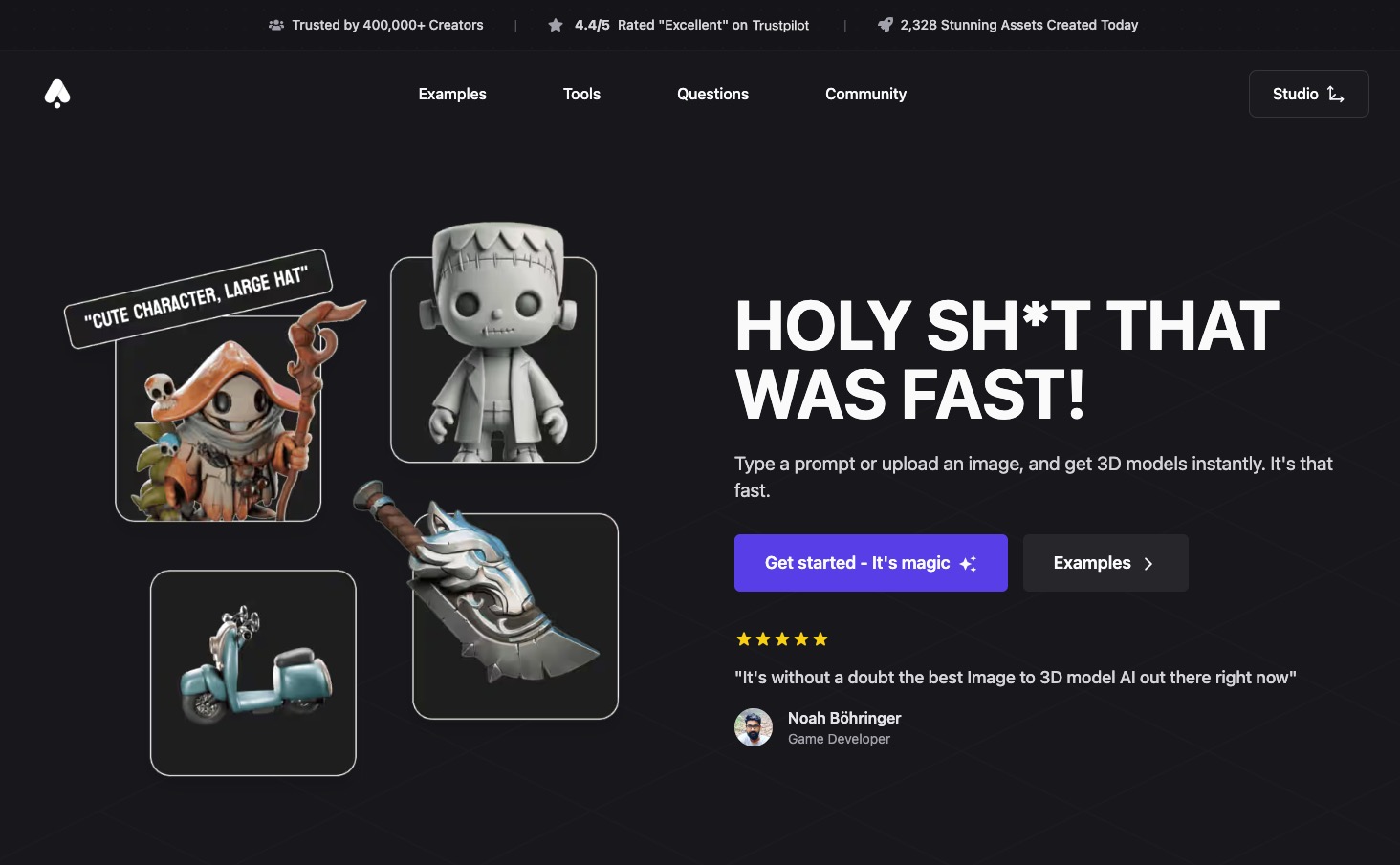 Agentic AI: 3D AI Studio