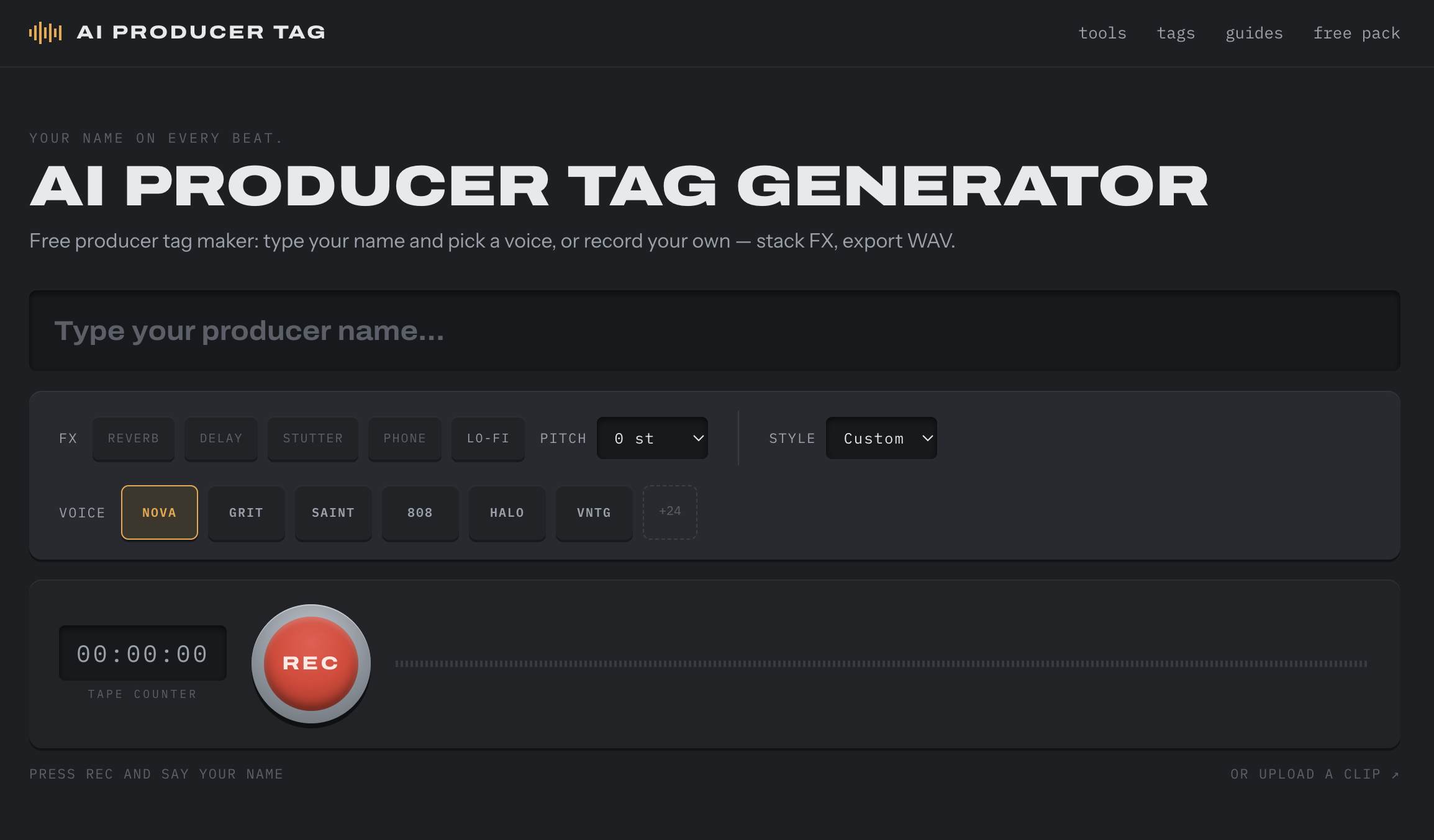 AI Agent AI Producer Tag