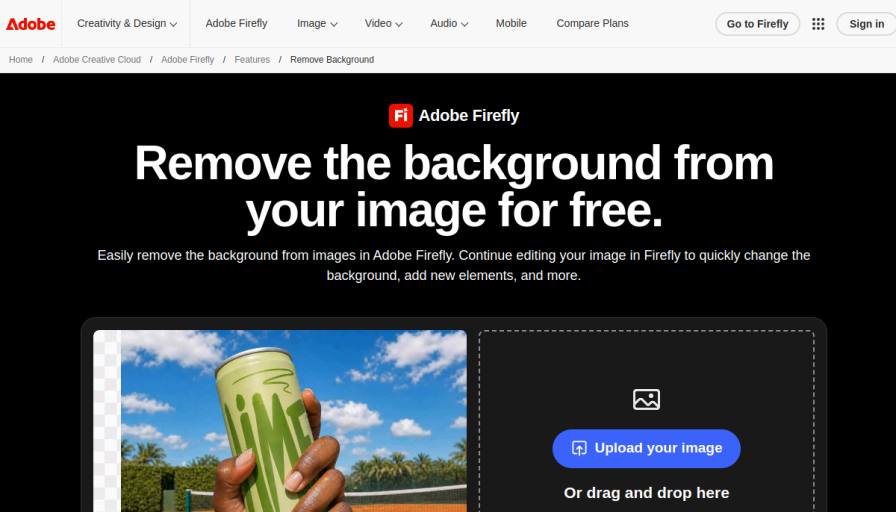 AI Agent Adobe Firefly Remove Background