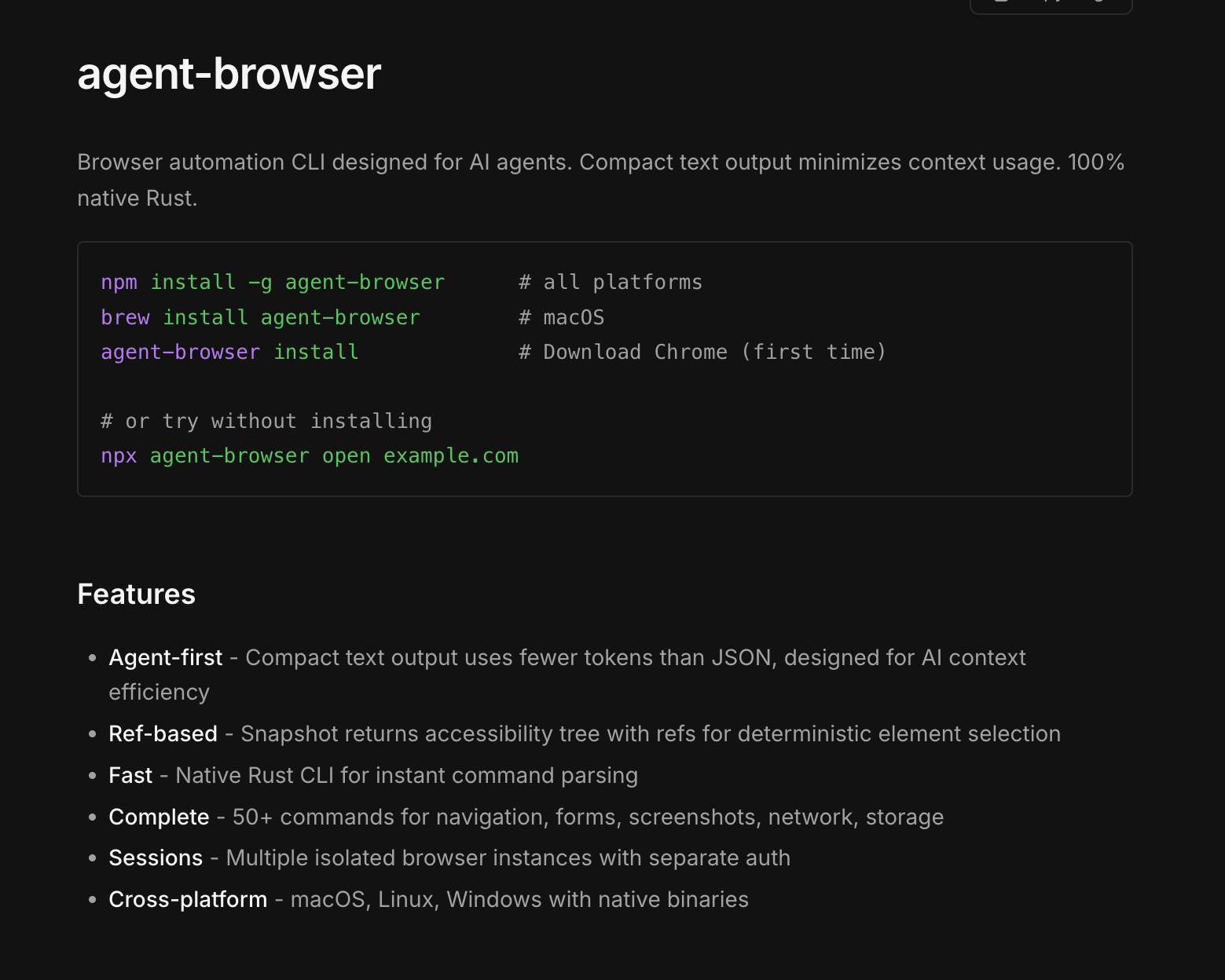 Agent Browser AI Agent