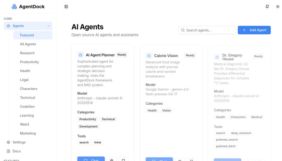 AI Agent AgentDock