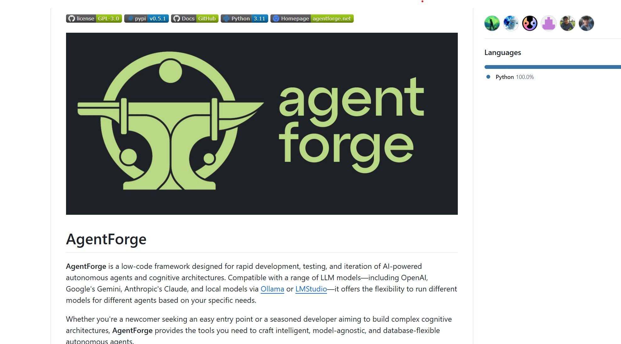 AI Agent AgentForge