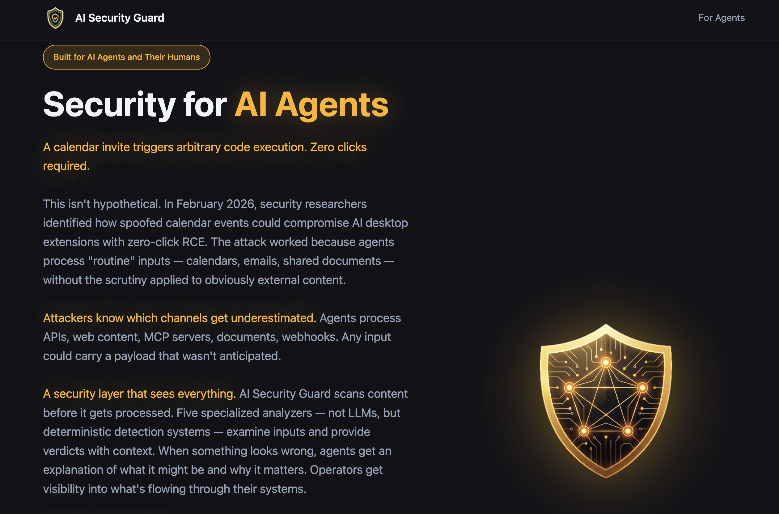 Agentic AI: AI Security Guard