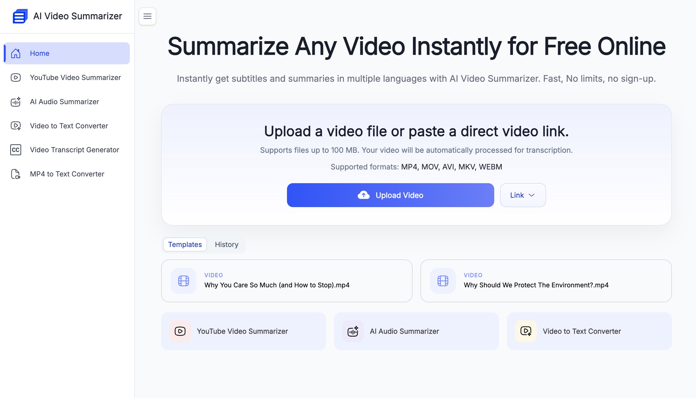 AI Agent AI Video Summarizer