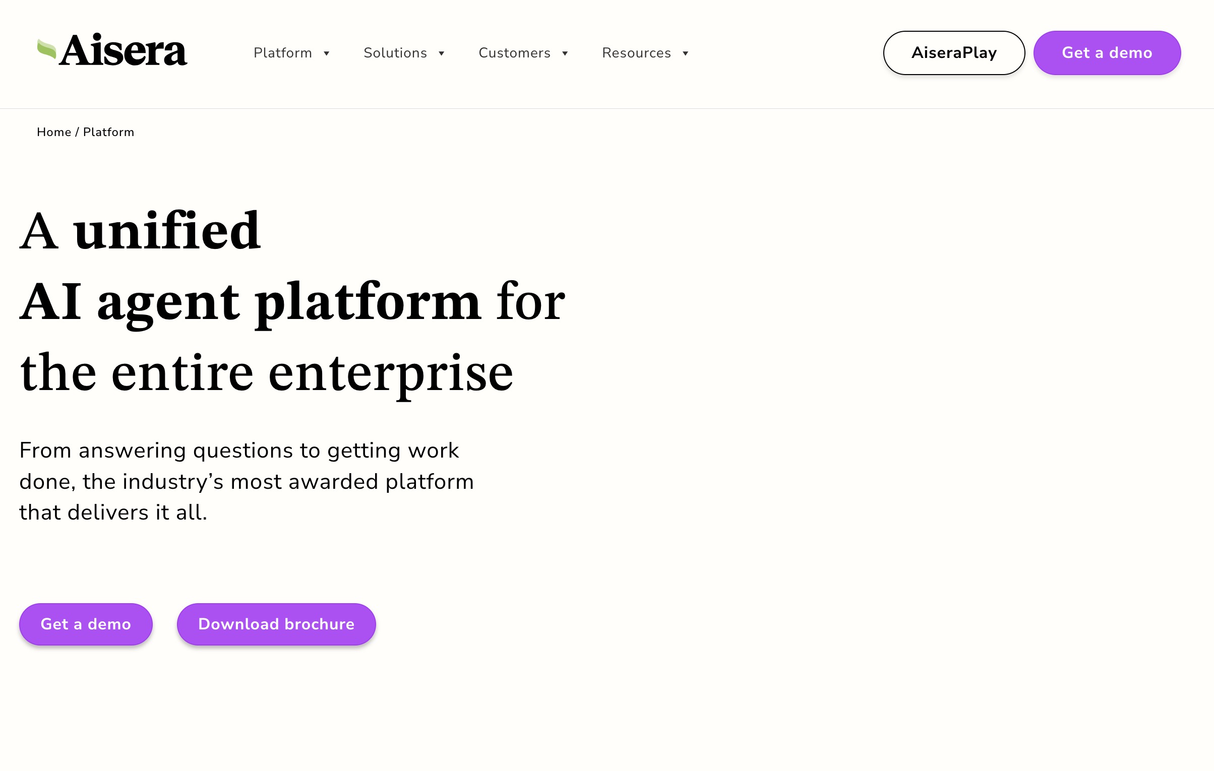 Agentic AI: Aisera AI Agent Platform