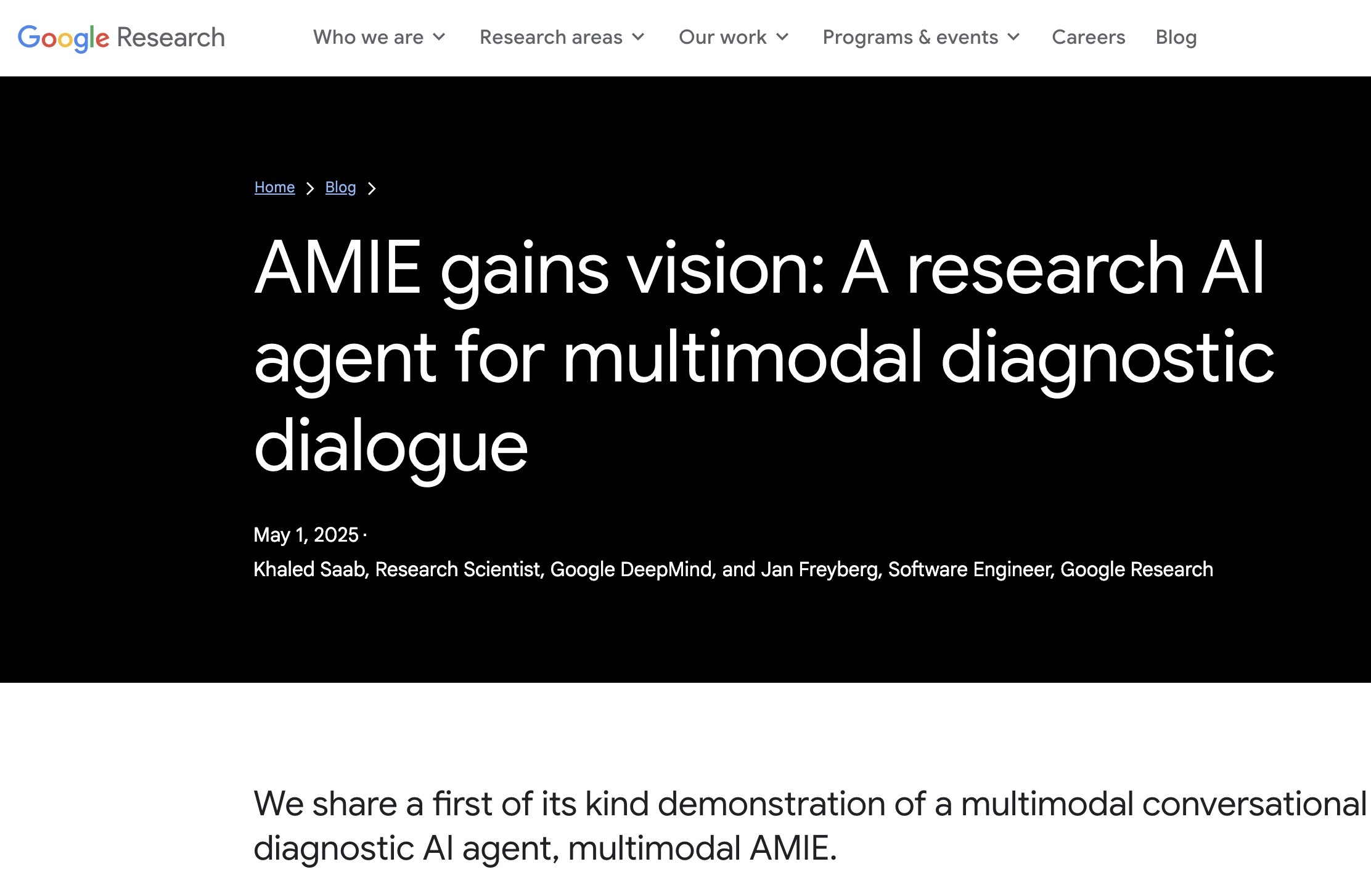 AMIE AI Agent