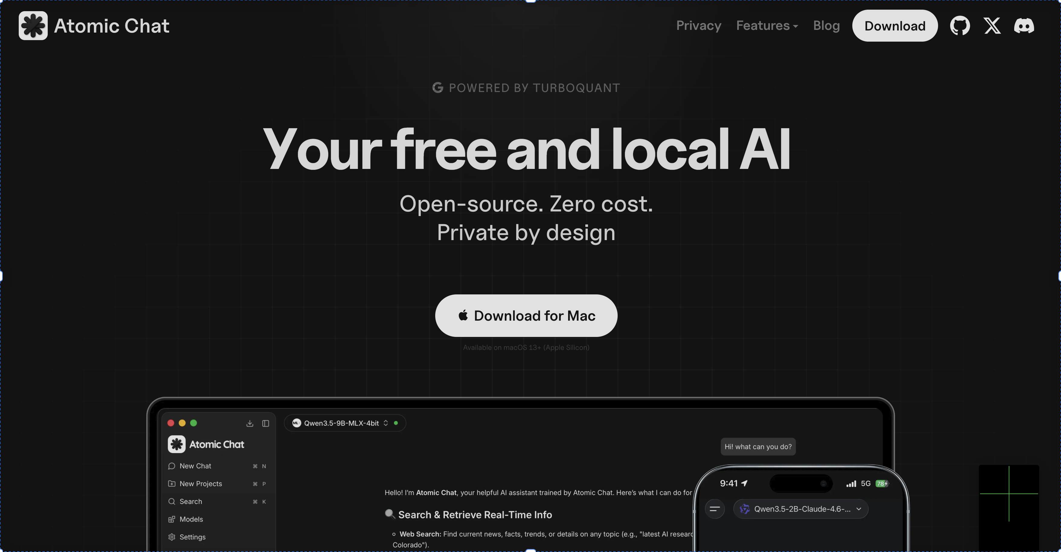 Atomic Chat AI Agent