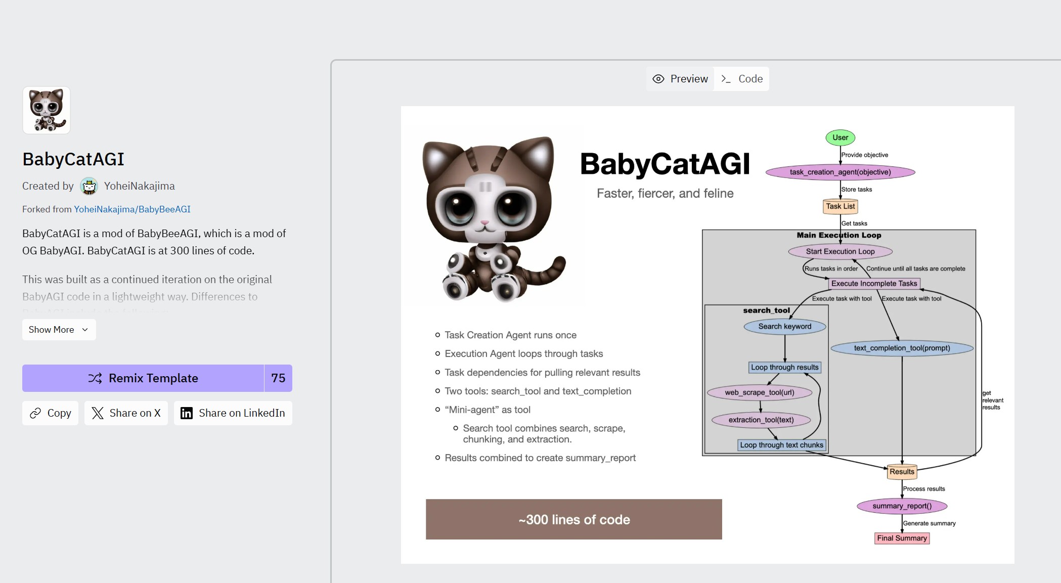 Agentic AI: BabyCatAGI