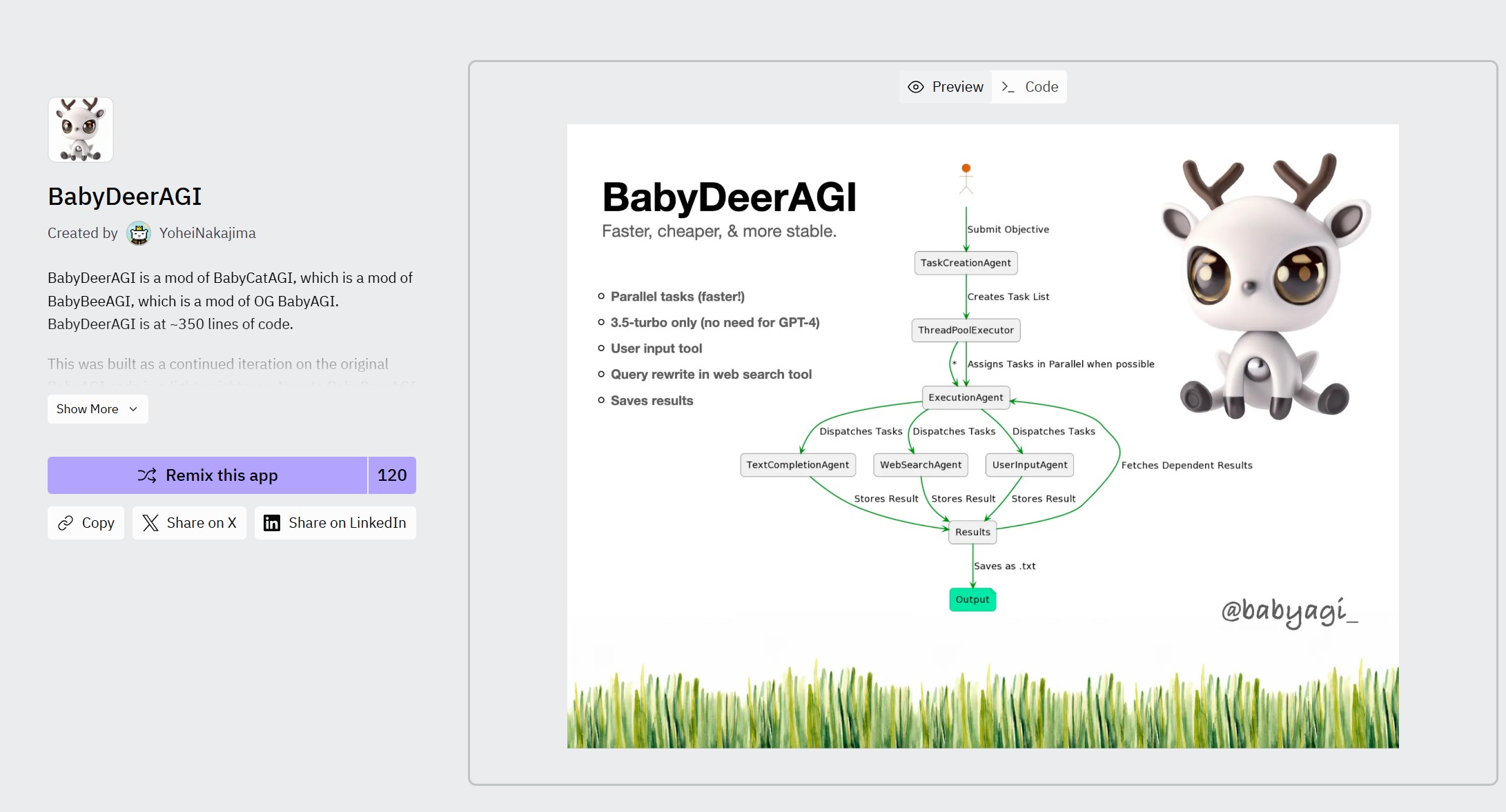 BabyDeerAGI AI Agent