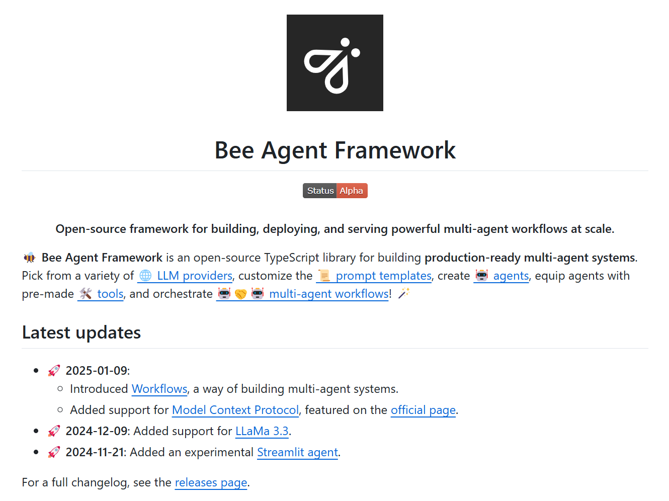 Bee Agent Framework AI Agent
