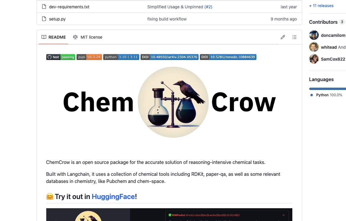 ChemCrow