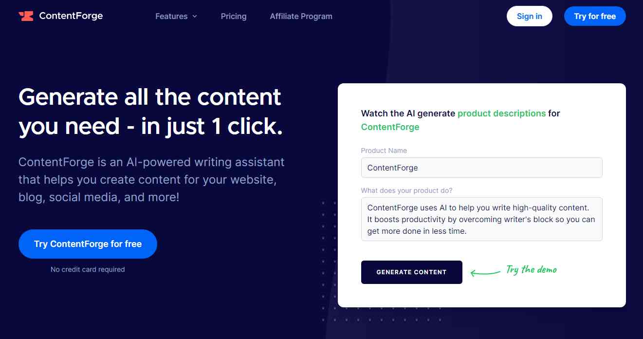 AI Agent ContentForge