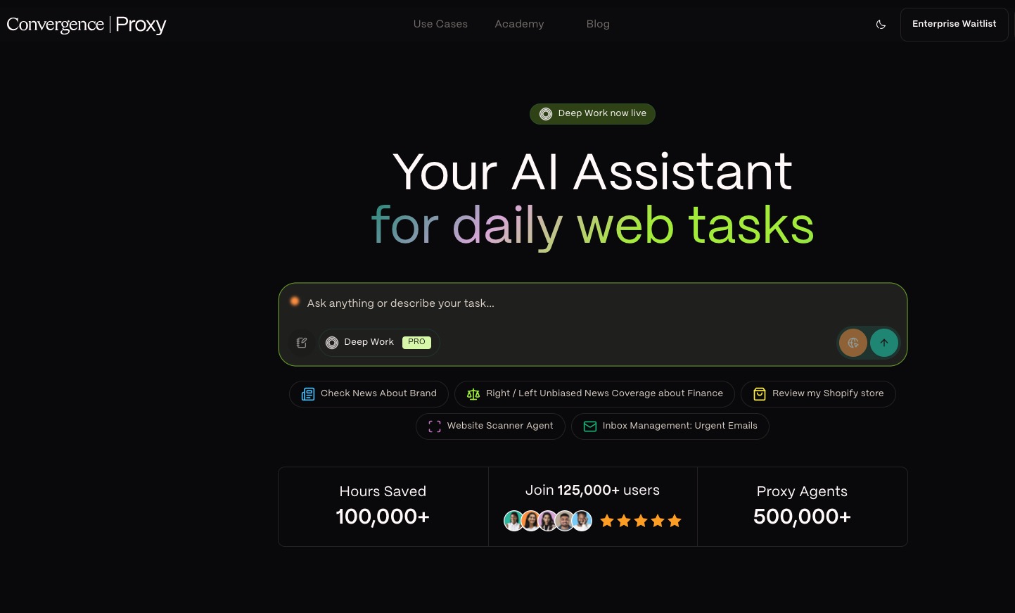 Agentic AI: Convergence Proxy AI