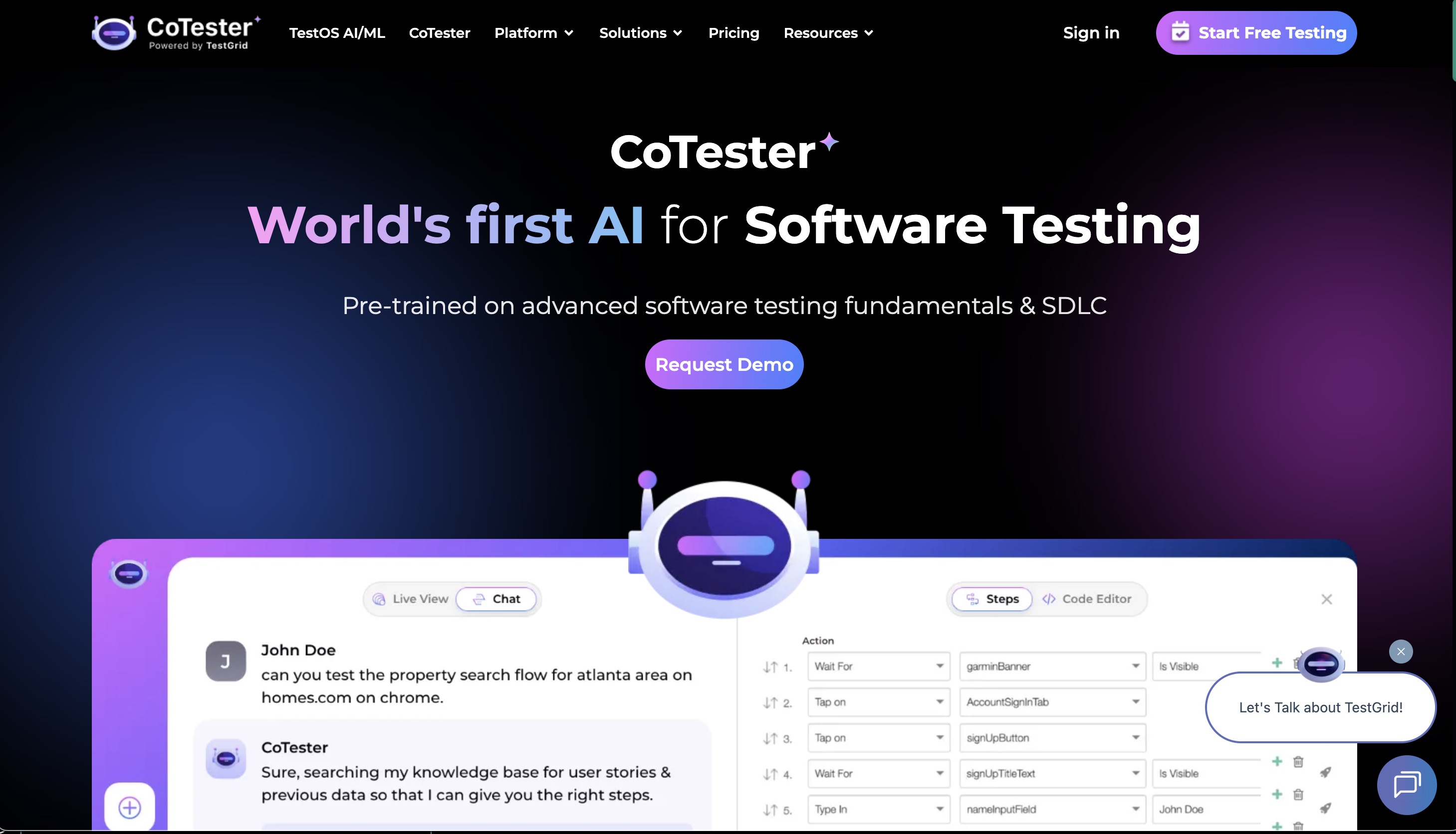 CoTester AI Agent
