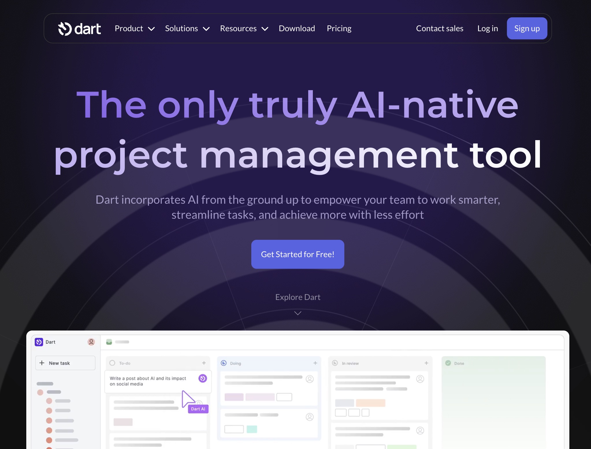 Agentic AI: Dart AI
