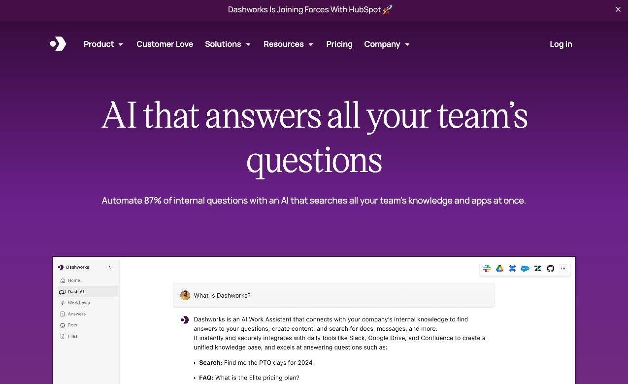 AI Agent Dashworks AI
