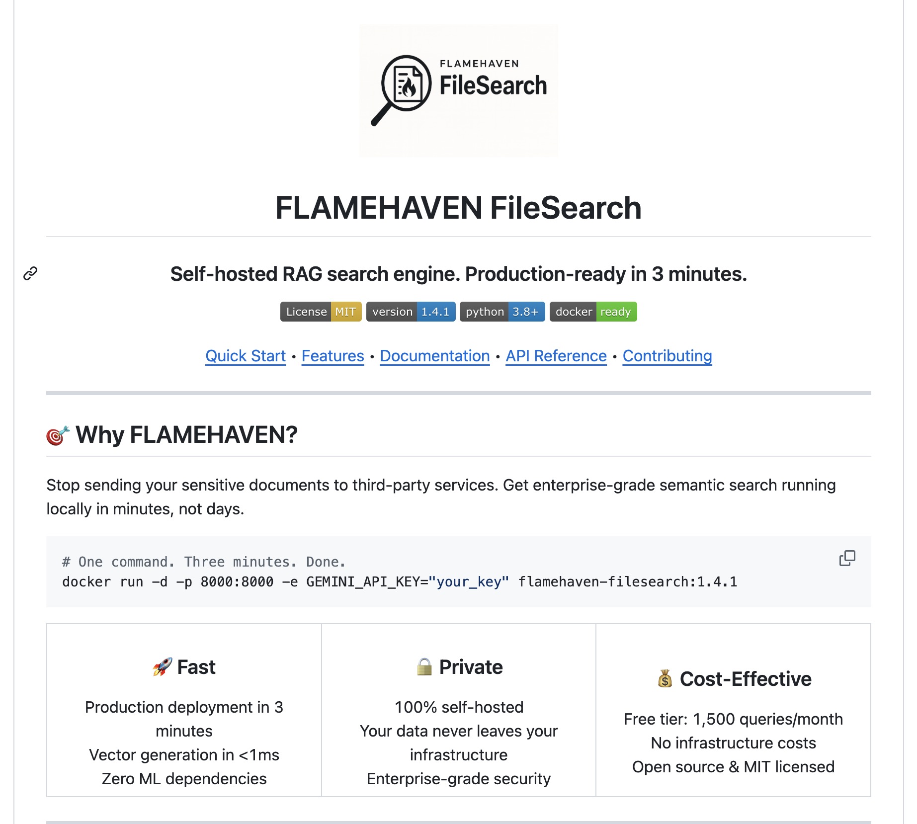 Agentic AI: FLAMEHAVEN FileSearch