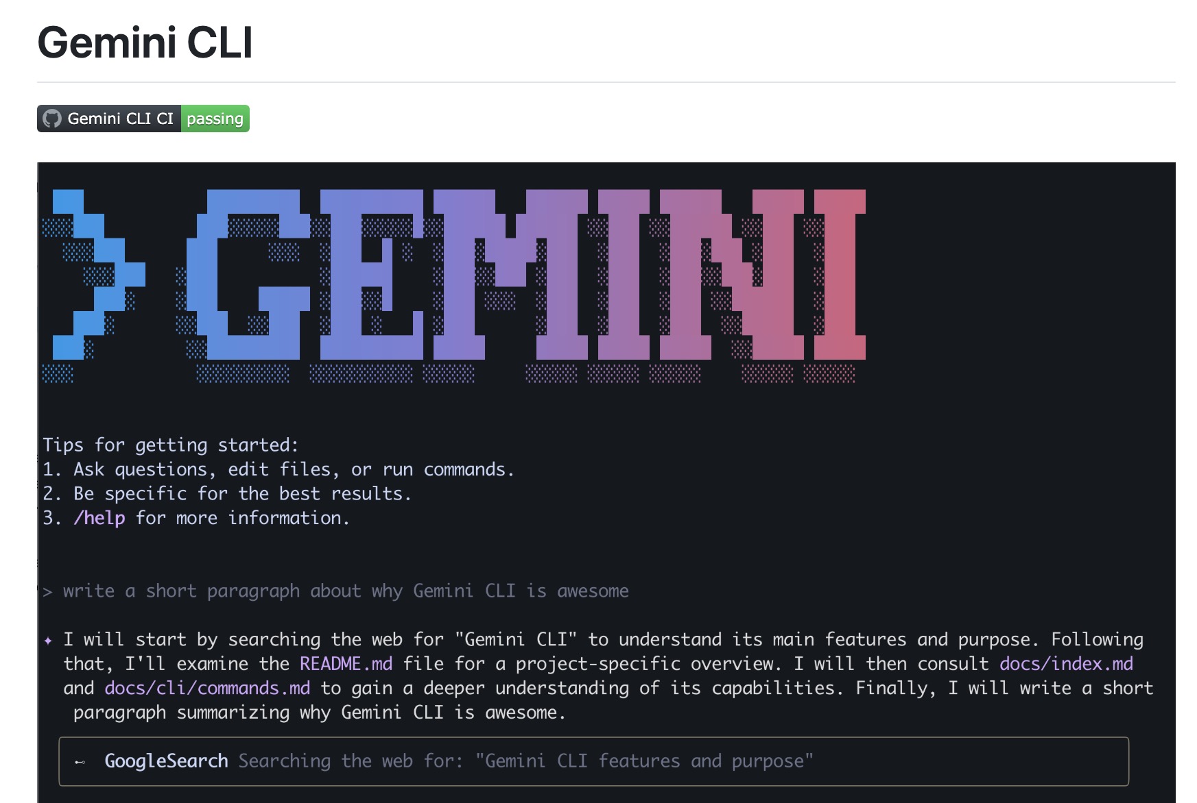 Agentic AI: Gemini CLI