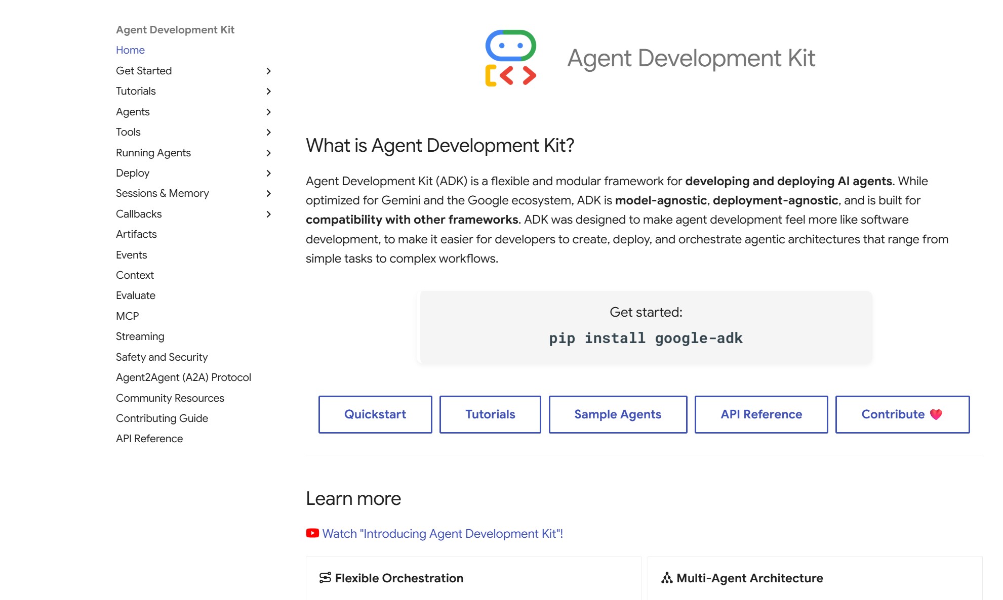 Google Agent Development Kit AI Agent