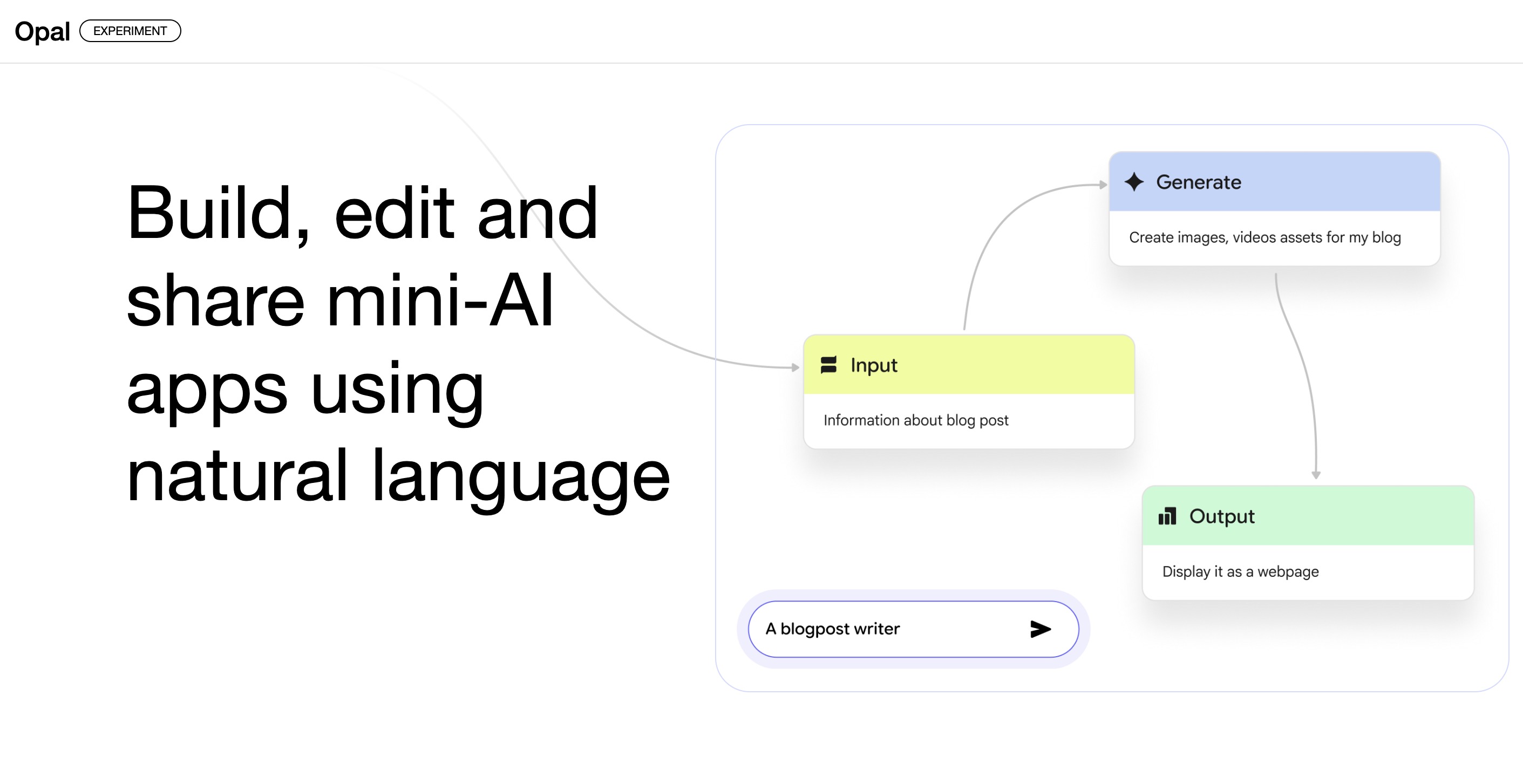 Google Opal AI Agent