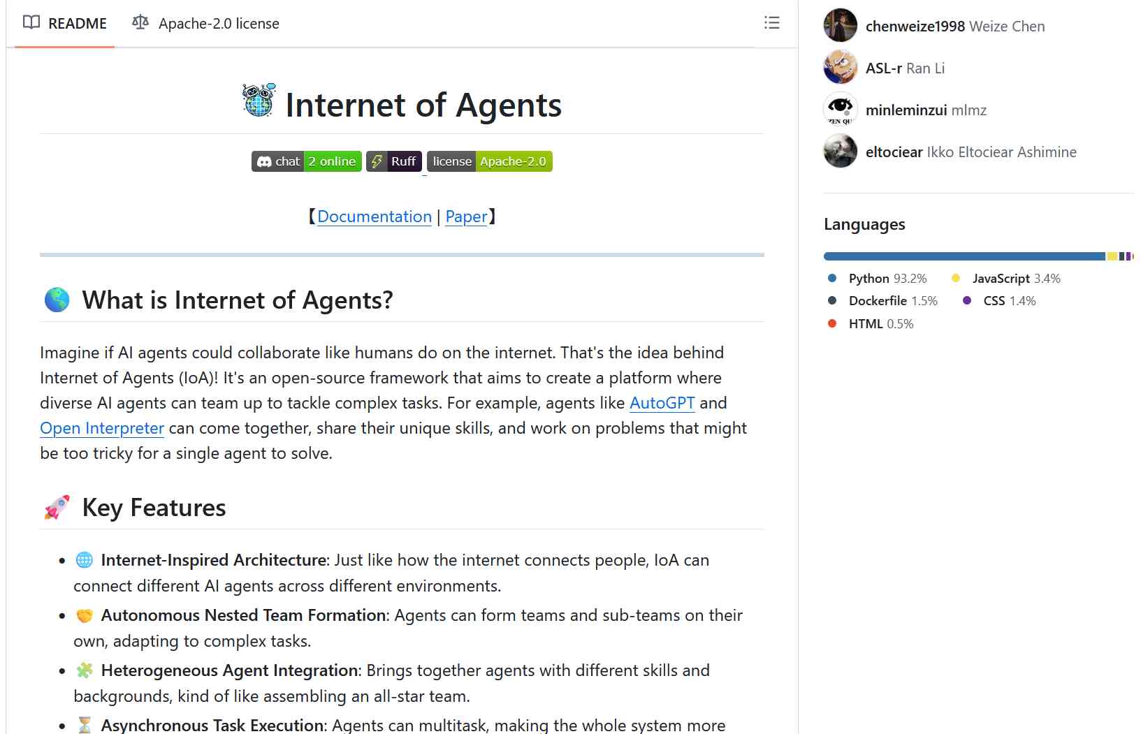 Internet of Agents