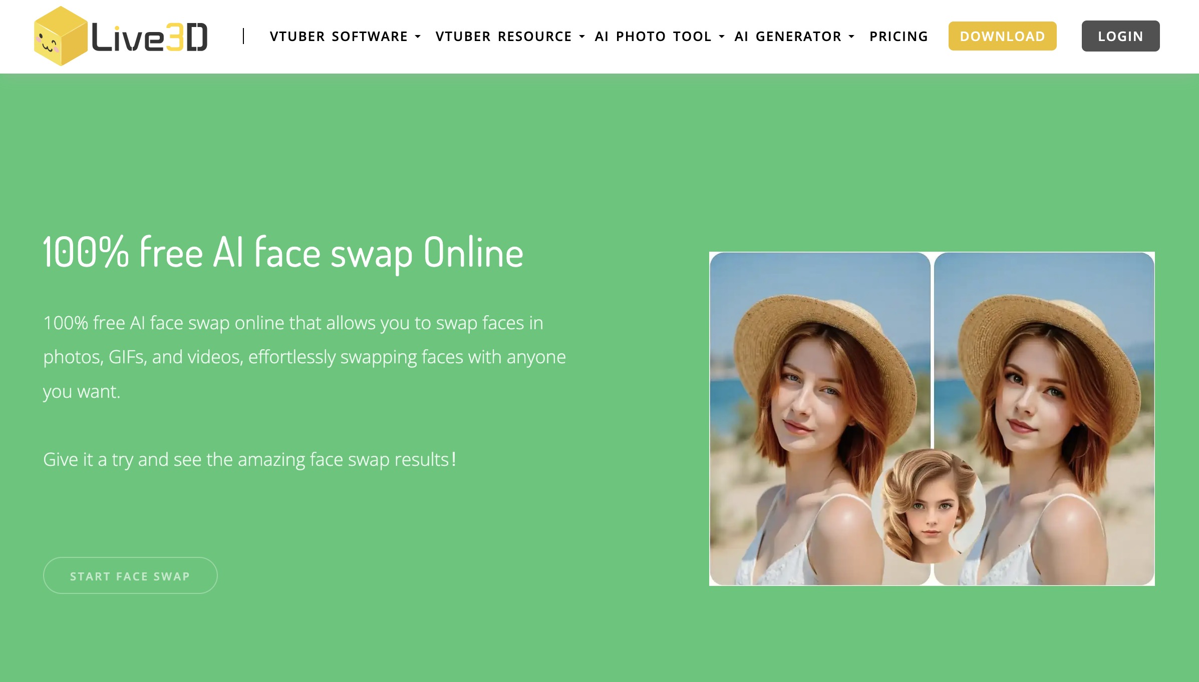 Agentic AI: Live3D AI Face Swap