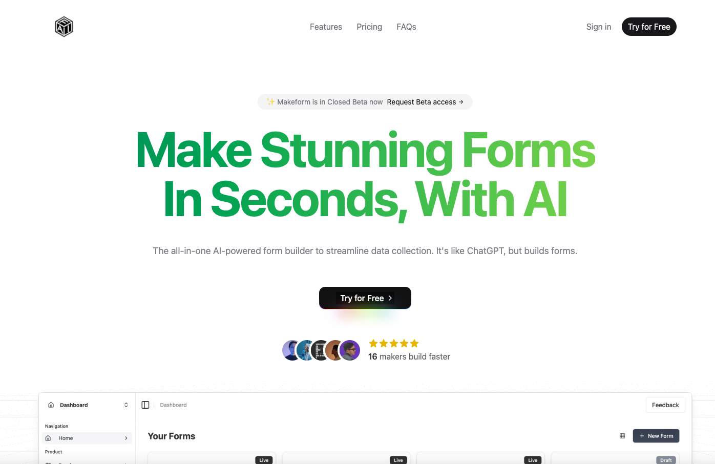 AI Agent Makeform AI