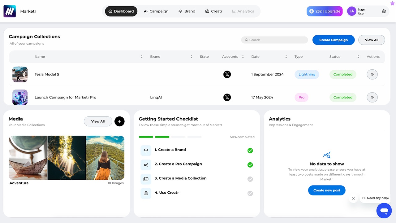 Marketr AI Agent