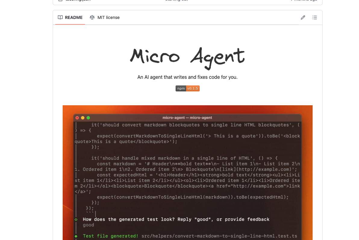 Micro Agent