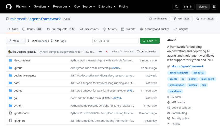 Agentic AI: Microsoft Agent Framework