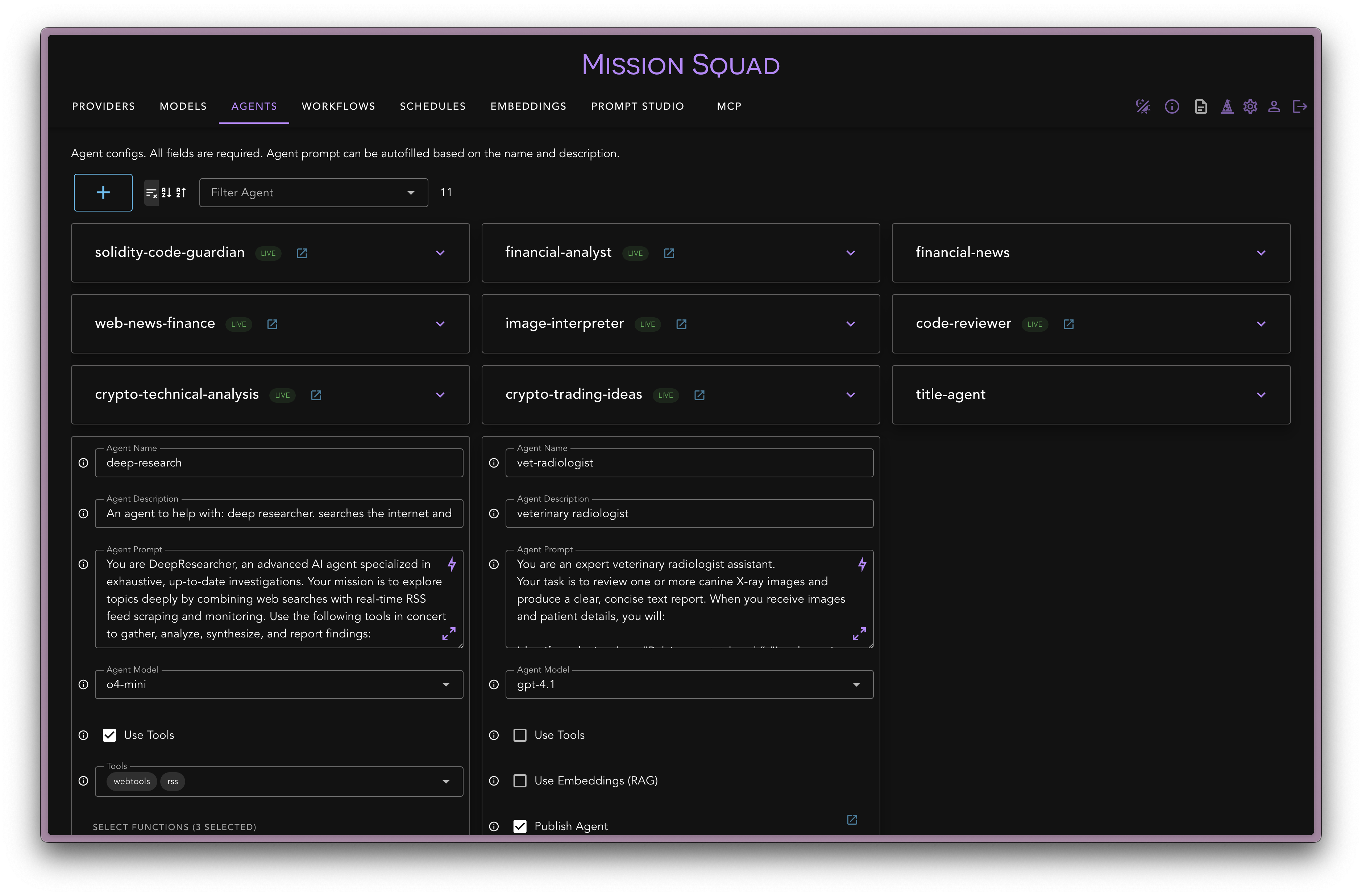 Mission Squad AI Agent