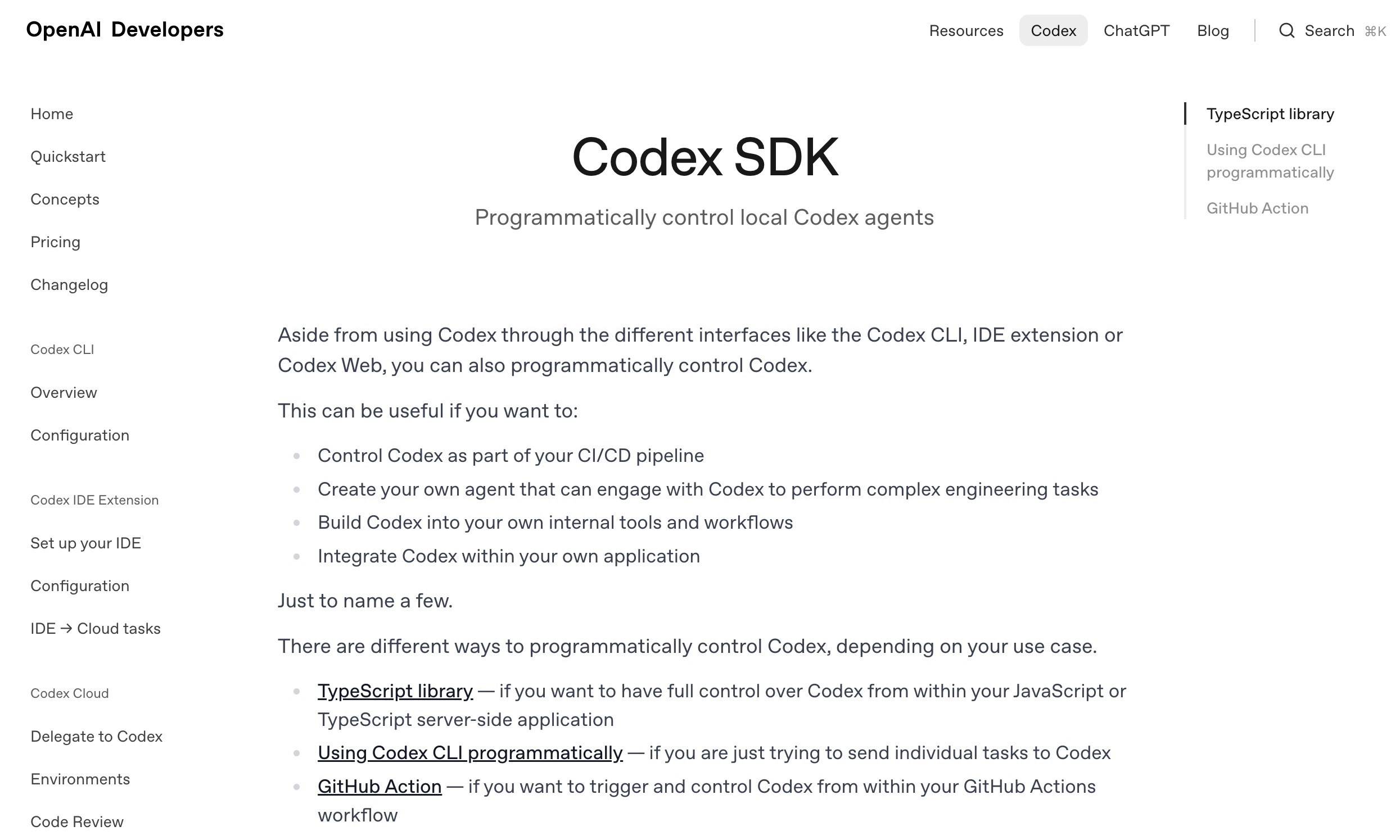 Agentic AI: OpenAI Codex SDK