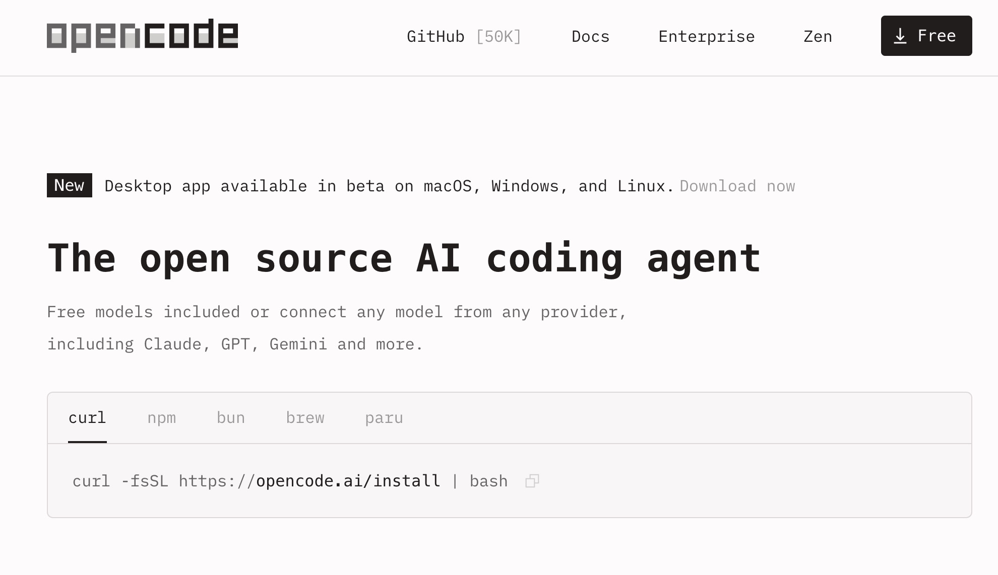 Agentic AI: OpenCode