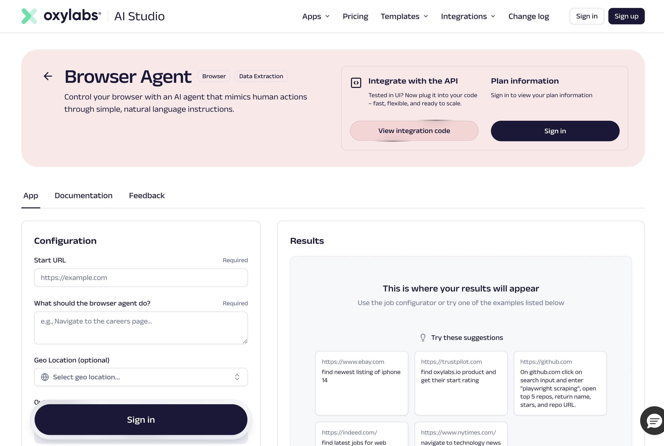 Agentic AI: Oxylabs AI Studio Browser Agent