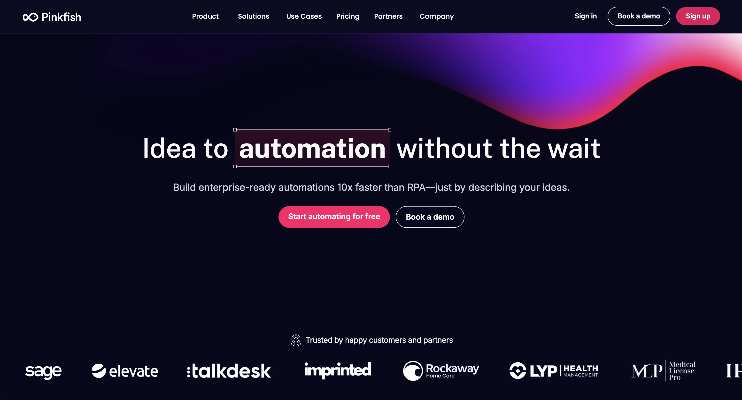 AI Agent Pinkfish AI