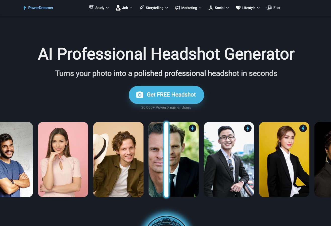 AI Agent PowerDreamer AI Headshot Generator