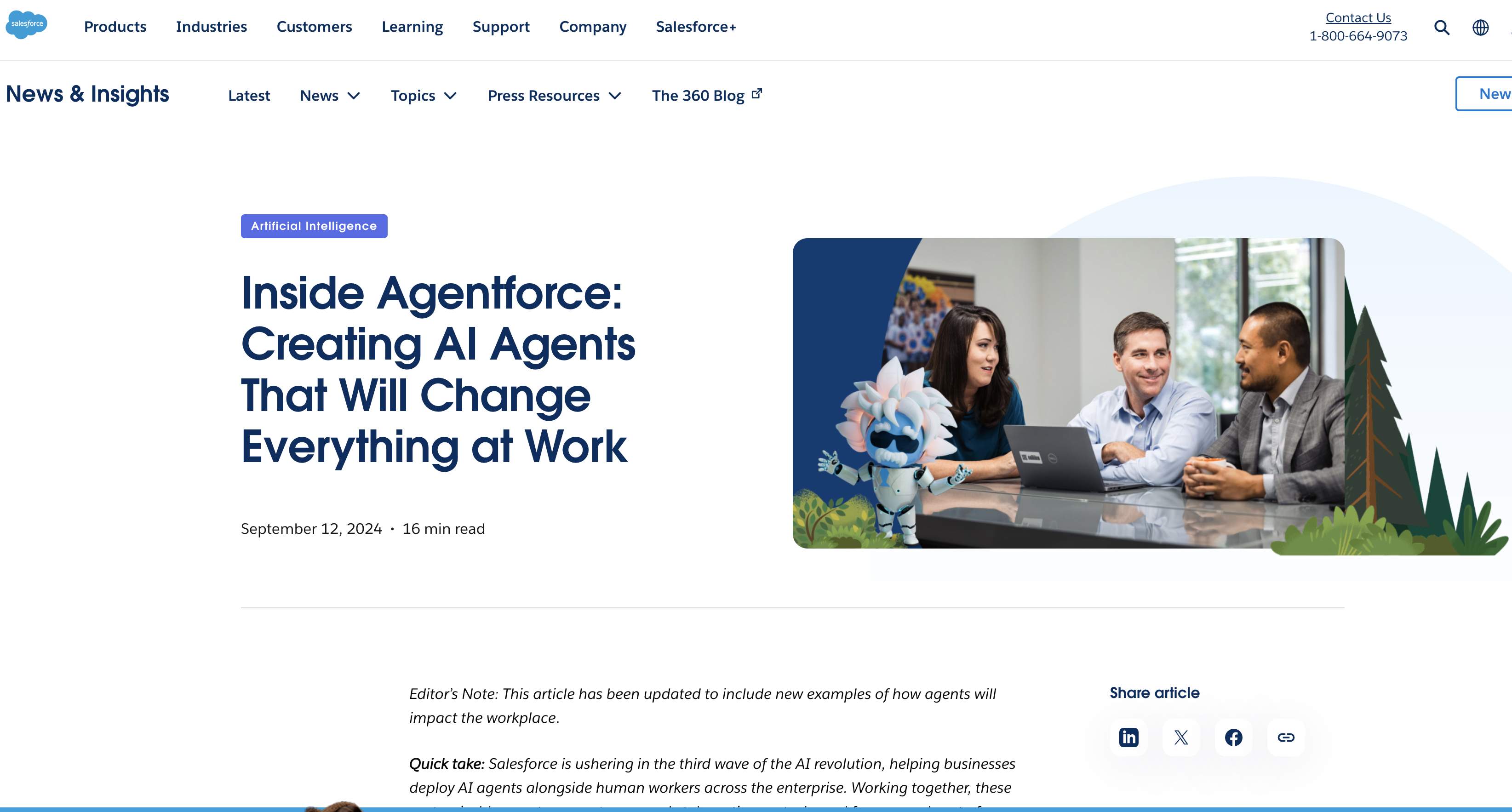 Agentic AI: Salesforce Agentforce