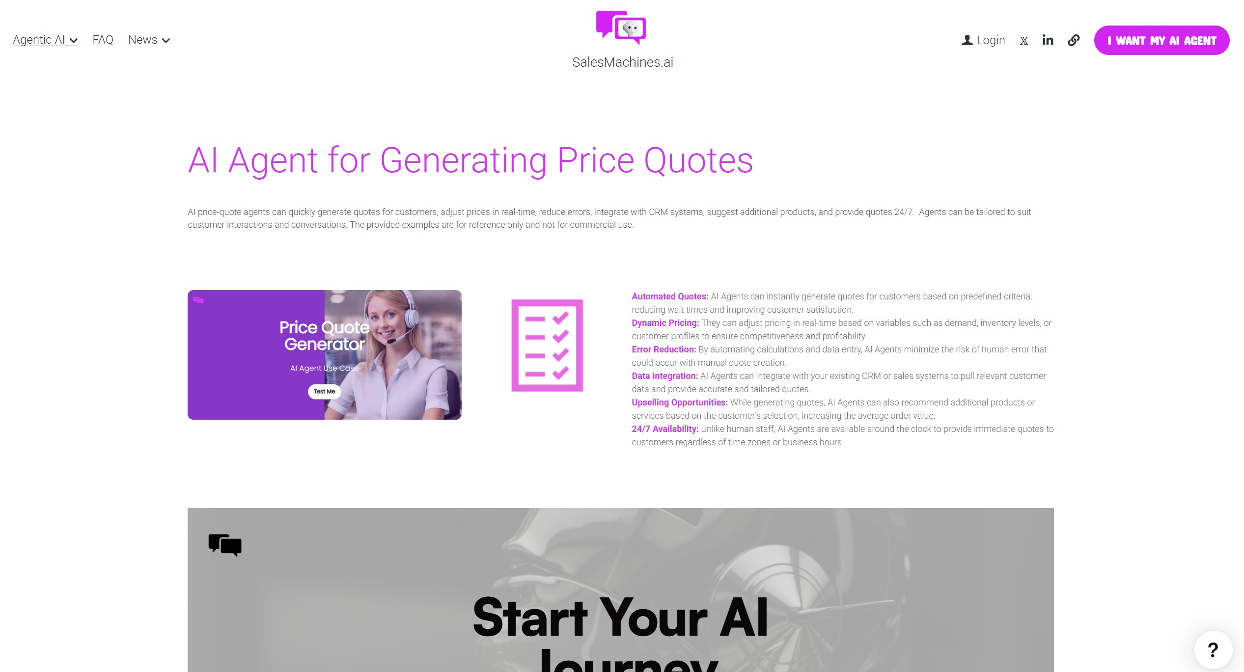 AI Agent Sales Machines AI
