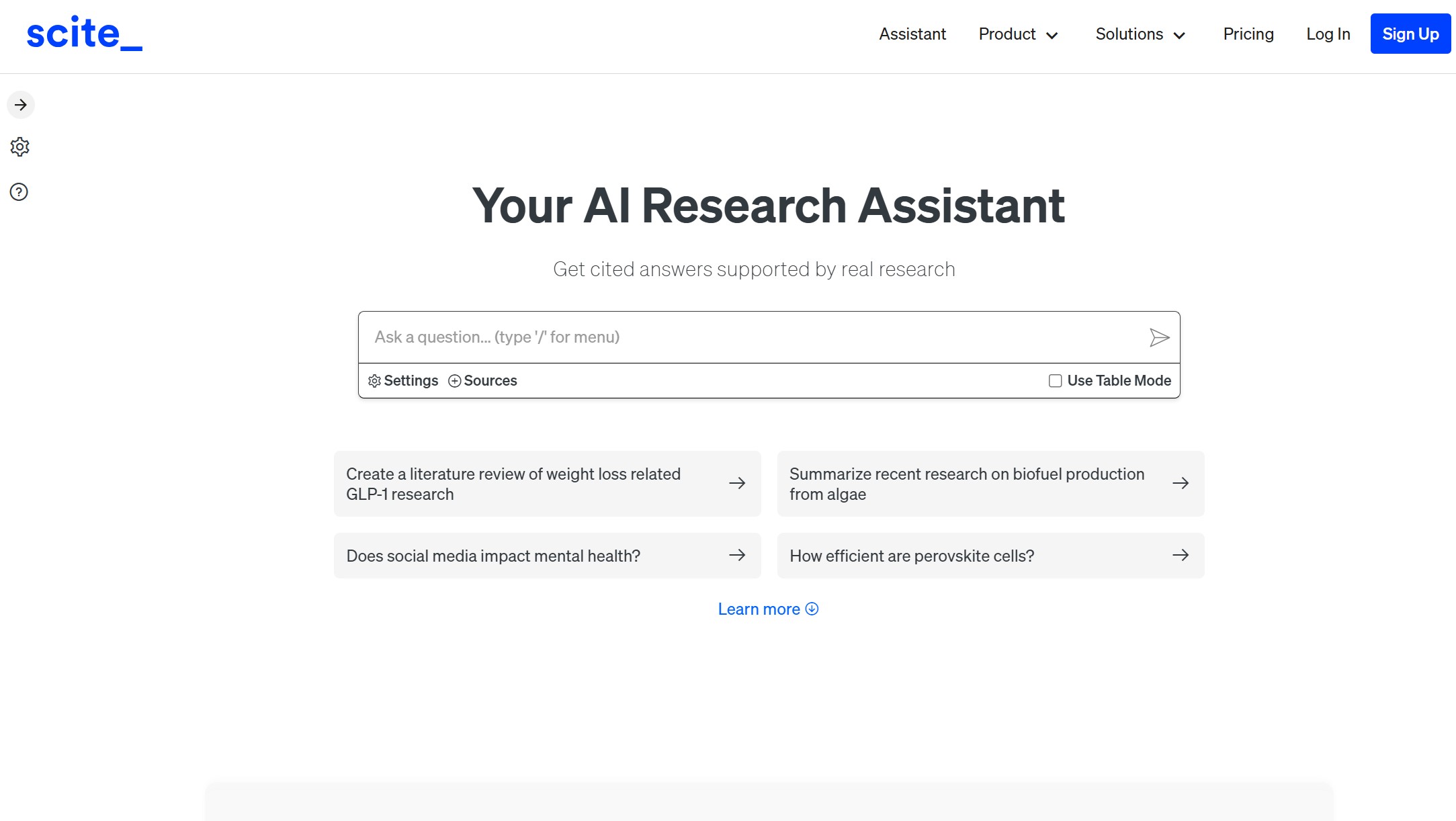 AI Agent Scite Assistant