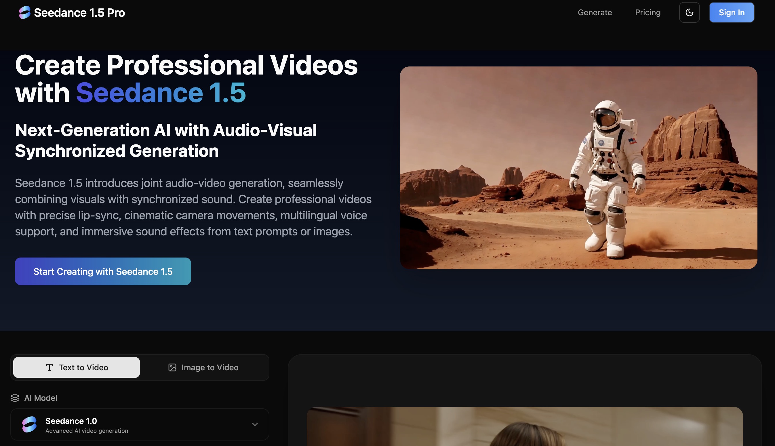 Agentic AI: Seedance 1.5 Pro