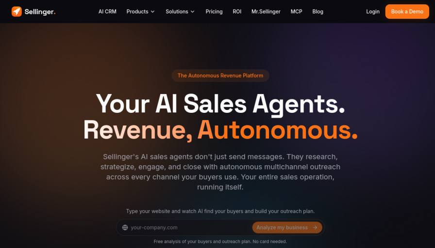 Sellinger AI SDR Platform AI Agent