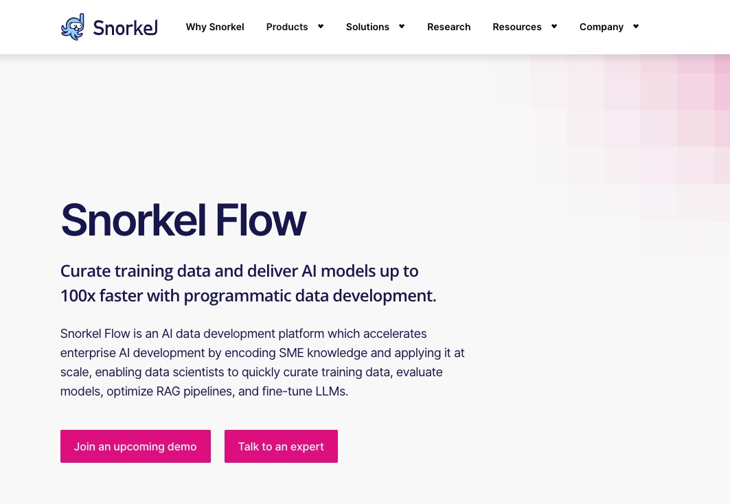 Snorkel Flow AI Agent