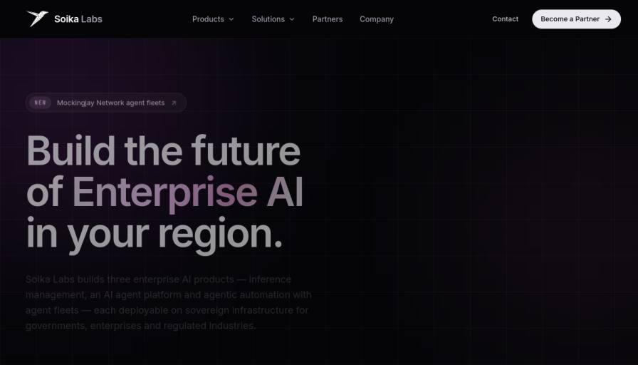 AI Agent Soika Global AI Agent Network (Mockingjay)