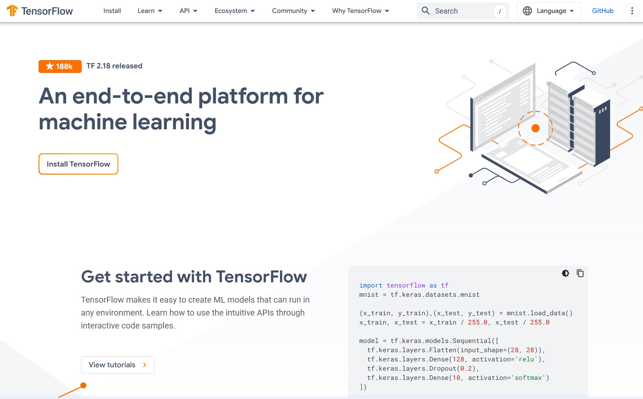 TensorFlow AI Agent